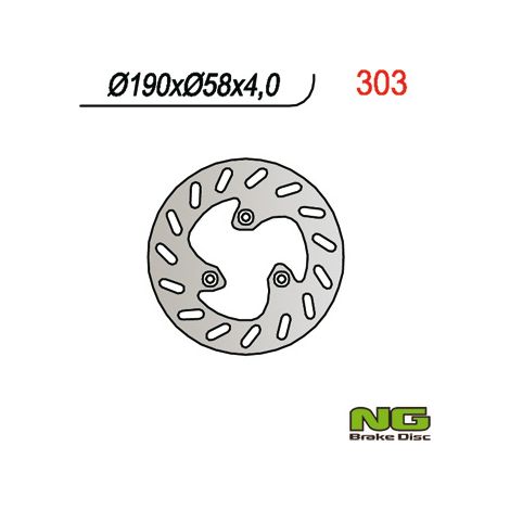Disco de freno delantero/trasero NG para scooters Beta/Gilera/Peugeot/Piaggio/SYM