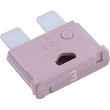 Fusible plat standard 3 A MTA Automotive 340022 violet 1 pc(s)