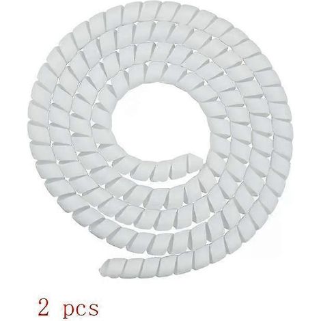 Gaine de câble spiralée (lot de 2), protection anti-poussière et anti-rayures pour faisceau de câbles de scooters électriques, vélos et motos. (1/5)