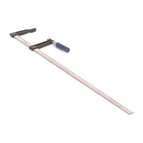 Toolland F Clamp, 1000 x 120 mm, 2000 g, mango ergonómico, azul