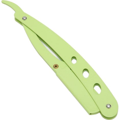 Tondeuse à barbe manuelle pour homme, porte-lame pliable et réutilisable, poignée de sécurité pour salon de coiffure à domicile (1/5)