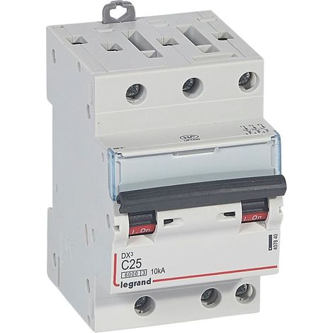 Modulaire Installatieautomaat DX3 3P Karakteristiek C 25A 6kA 3 Modules Legrand LEG407840