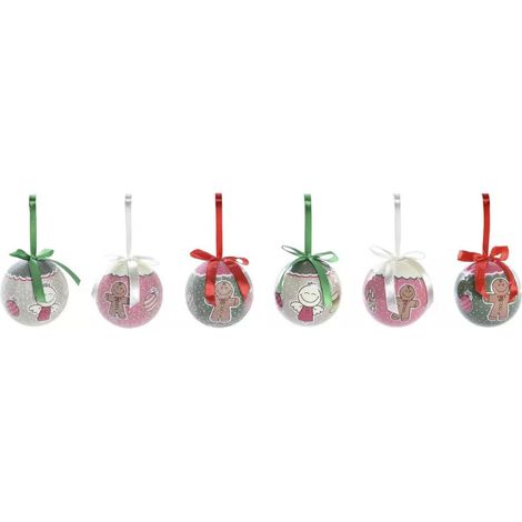 Palle di Natale La Maison 14 Parti Multicolore PVC (1/4)