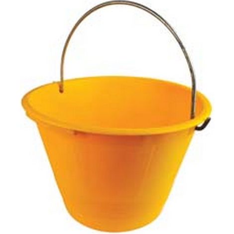 10PZ CALDARELLA DA MURATORE GIALLA - ø cm.36 - lt.10