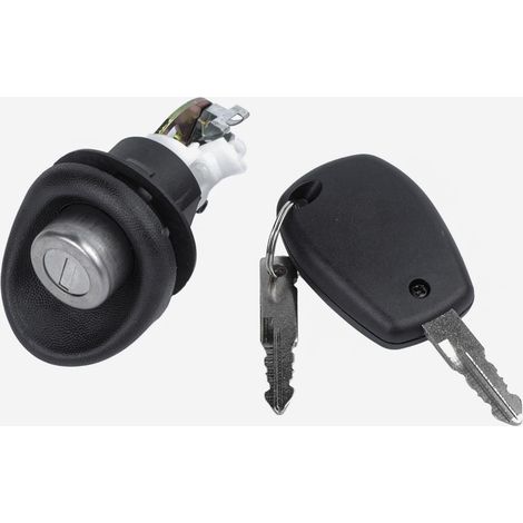 Serrure de Coffre avec Bouton pour Renault Twingo 1 Dacia Logan 1 Sandero 1 Barillet Serrure avec Clés 7701367940 (1/5)