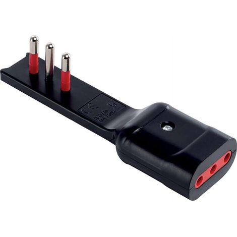 ROSI 7710N ADATTATORE 90 ULTRAPIATTO PRESA 10A 2P+T NRO