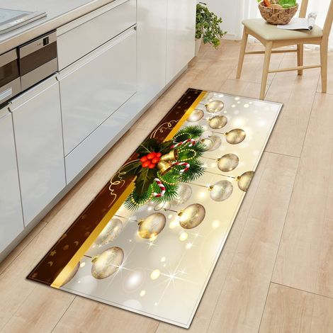 Tapis De Sol - Tapis Antidérapant Pour Porte De Cuisine Et De Salle De Bain - 50 X 80 Cm - Fibre De Polyester (1/3)
