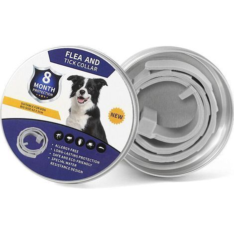Collier Anti-Insectes Réglable pour Chiens et Animaux de Compagnie de Toutes Tailles – Protection Longue Durée Contre Puces et Tiques (1/4)