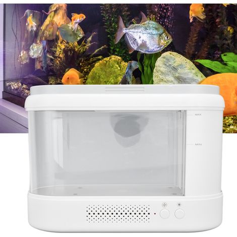 Mini lampe LED USB RGB pour aquarium à poissons rouges, purificateur d'air et aromathérapie, petit aquarium écologique, multifonctionnel, pour chambre, salon ou bureau. Alimentation USB. (1/5)