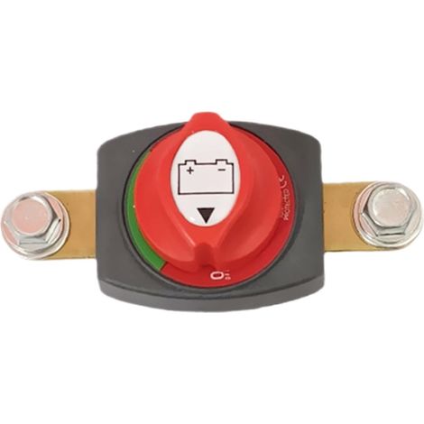 Débranchez l'arrêt de la batterie, la batterie est allumée et éteinte avec le bouton, Batterie Off Arrêt du poteau supérieur en laiton, Accessoires automobiles à courant élevé, déconnexion robuste (1/5)