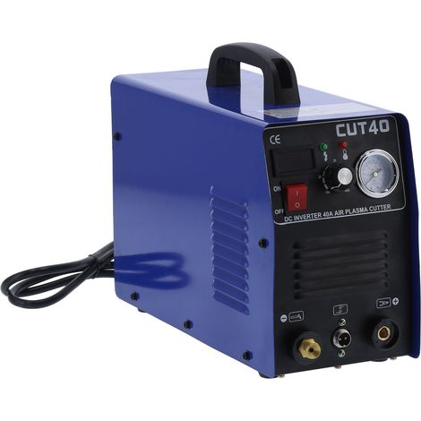 Plasmaschneidgerät mit Lichtbogenschneider, Inverter-Gleichstromschweißgerät mit Druckluftbrenner und Zubehör, CUT40EU-Stecker, 220 V (1/5)