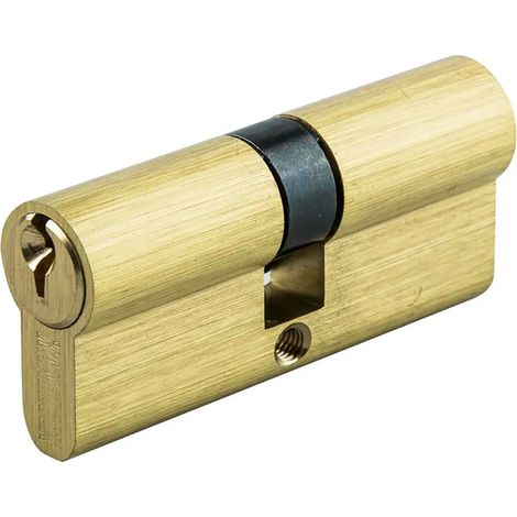 Cylindre de serrure handlock r15 30x30 mm 6 goupilles nickel (1/2)
