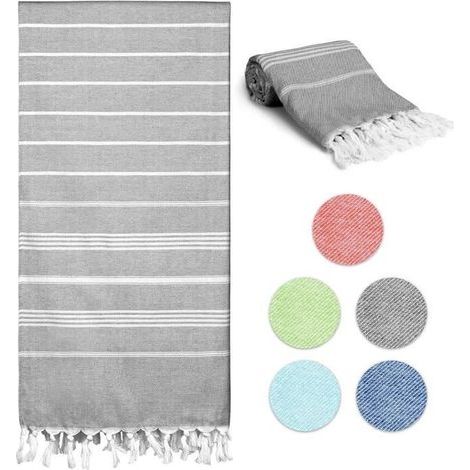 Large Beach Towel - 90x180cm - Cotton - Quick-Dry