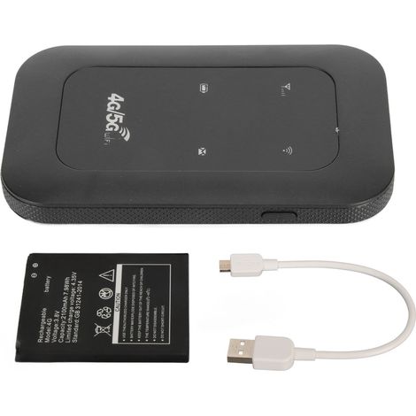 Mini-4G-LTE-WLAN-Router, tragbar, unterstützt 10 Geräte, SIM-Kartensteckplatz, Windows-/Linux-kompatibel, mobiler Internet-Hotspot
