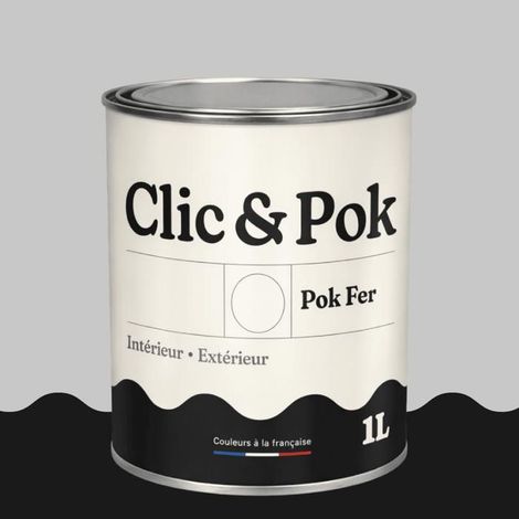 Peinture Fer Antirouille – Métal Extérieur Intérieur, Satinée, Protection Rouille - 1L - RAL 7047 - Telegris 4