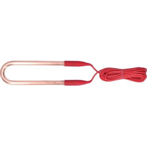 Tube de chauffage électrique en laiton 220V anti-explosion, forme en U, câble de 115 cm (1KW 23 x 6,5 x 1 cm) (1/5)