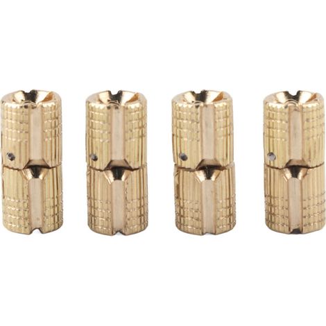 4 Pièces Charnière à Pivot Invisible en Laiton pour Meuble, Boîte Cadeau, 8mm, Angle d'Ouverture 180° (1/5)