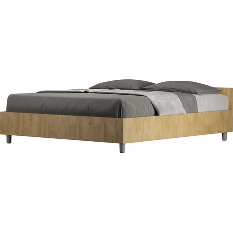 Letto Matrimoniale 160x190 cm Senza Rete Nuamo Quercia (1/5)