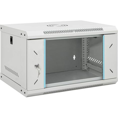 6HE Wandmontierter Netzwerkschrank 19" IP20 53x40x30 cm (1/5)