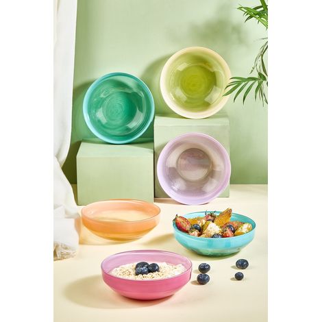Juego de cuencos para servir Set 15 Cm 100% Vaso para beber Multicolor (1/3)