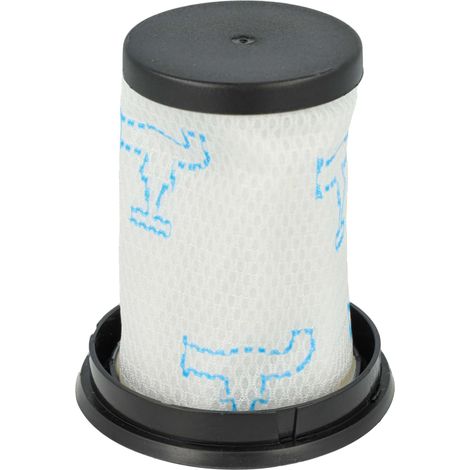 vhbw Trennfilter kompatibel mit Rowenta Air Force Flex RH9590 Staubsauger - Ersatz-Filter, Abwaschbar Schwarz Blau Weiß