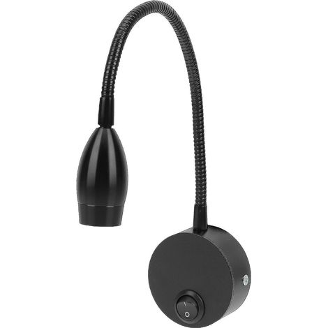 Applique murale LED pour tête de lit, lampe de chevet murale, applique murale à col de cygne, projecteur flexible (1/5)
