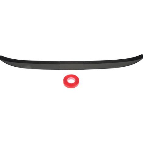 Aileron Arrière 3 Pièces 116-132cm Universel Spoiler de Coffre Noir Brillant Profilé pour Voiture (1/5)