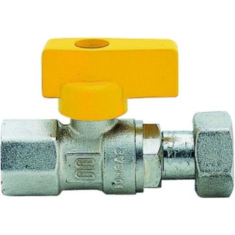 RUBINETTO A SFERA PER GAS DIRITTO FEMMINA 1/2 x 1/2
