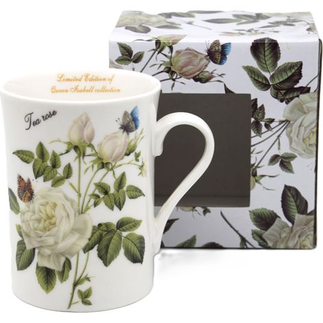 300-ml-Porzellanbecher in Geschenkverpackung, Kollektion „Teerose“. (1/5)