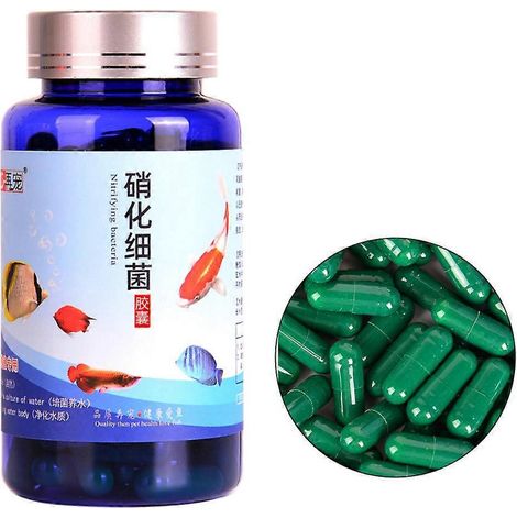 Capsules concentrées de bactéries nitrifiantes pour aquarium (20/30/50/80/100 pièces) - Nettoyage des bassins et étangs - Alimentation en eau douce (1/5)