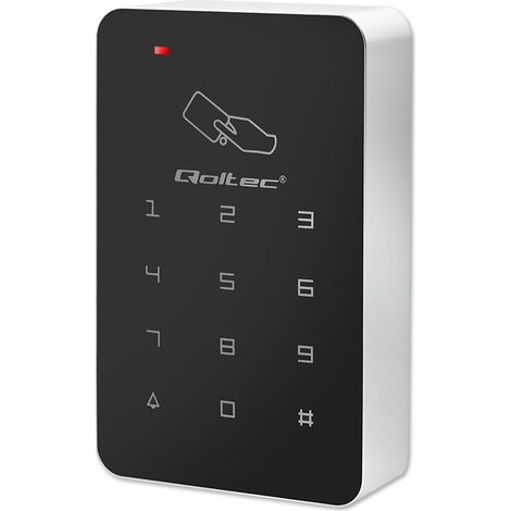 Qoltec Febe Zahlenschloss mit RFID-Lesegerät Code Karte Schlüsselanhänger EM