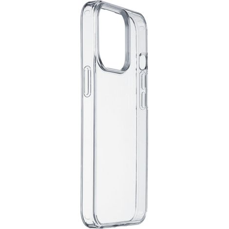 Cellularline Clear Strong - Funda para iPhone 15 Pro con protección antibacteriana (transparente) (1/2)