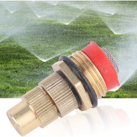 Buse d'arrosage à brumisation réglable pour l'irrigation de jardin, tête de pulvérisation G1/2'' (1/5)