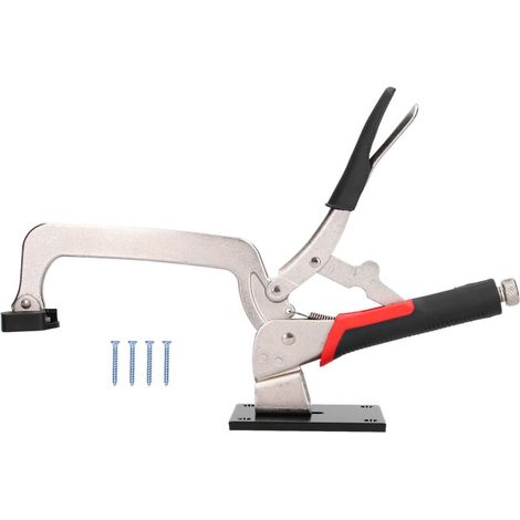 Manual Toggle Clamp Tool, Rotating Mobile Clip with High Clamping Force, for Woodworking Positioning and Fixing, 360° Clamping Workstation (1/5)