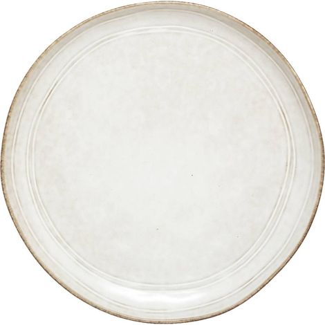 PLATO Flor Gris Claro 22 cm FABRICADO EN GRES, resistente