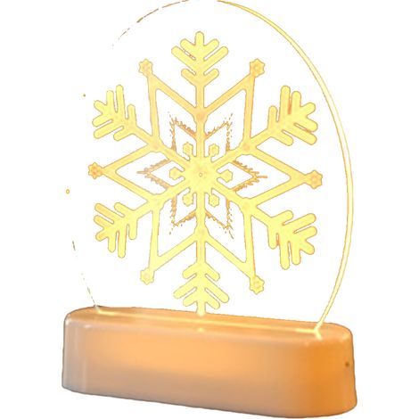 Luminaire De Noël En Acrylique - LED À Faible Consommation - Pour Décoration Intérieure Et Extérieure - Lot De 1 Pièce (1/5)