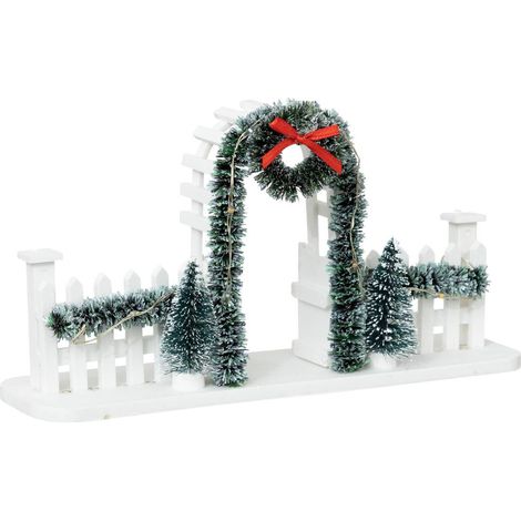 Accessoire pour Village de Noël Arche et Sapins éclairés 12 LED - Feeric Christmas (1/3)