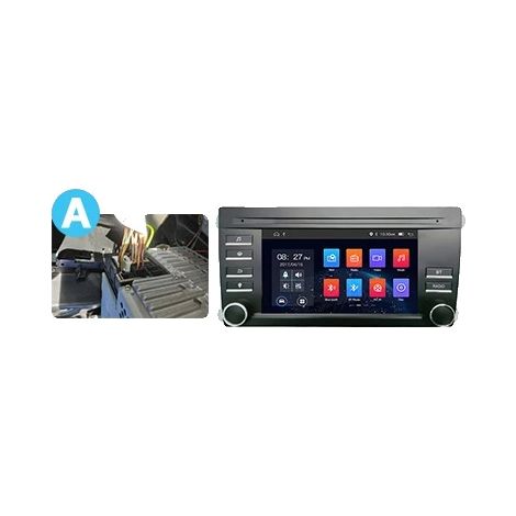 Autoradio, kabelloses CarPlay, Plug-and-Play-Installation, CBL-8G128G-CP-A (1/2)