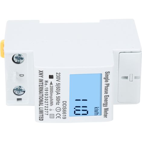 Compteur d'énergie électronique, multifonctionnel, monophasé, affichage numérique, appareils électroménagers (1/5)