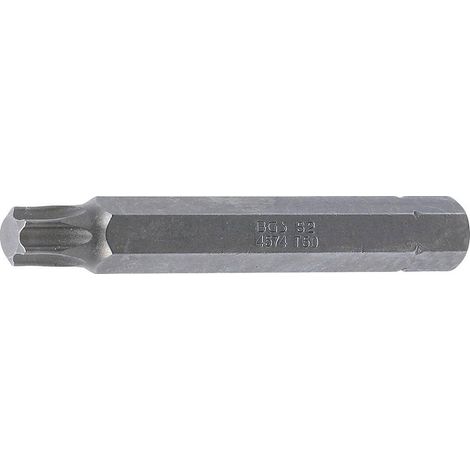 Embout Torx T50 10 mm x 75 mm - Profil T, Haute Précision - Acier - D-Work