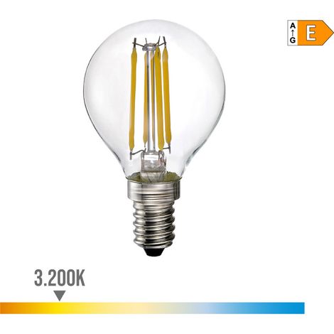 Ampoule LED Sphérique E14 - 4W 500lm - Lumière Chaude - 4,5x7,8cm - 98611 (1/2)