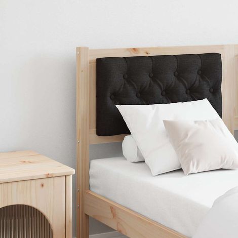 Tête de lit-Panneau de lit Autre Marron et noir 150 cm Bois massif en pin (1/5)