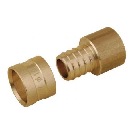 Raccord tectite instantané coude à visser F 15x21 16 (1/2)