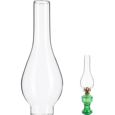 Glaskamin, 5 cm Durchmesser, transparent, Vintage-Öllampenröhre, Schutzabdeckung, Innendekoration (1/5)