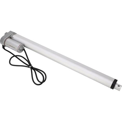Weißer elektrischer Linearantrieb IP65 750N, Aluminiumlegierung, Metallmotor, 400 mm Hub, 24 V, Fernbedienungssatz (1/5)