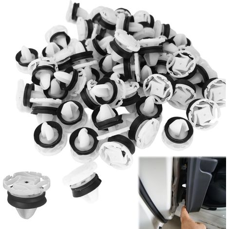 Clips de fixation pour Peugeot 207, 30 pièces, rivets en plastique, 22 mm de diamètre, pour garnitures de porte de voiture (1/5)