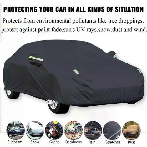 Housse de voiture extérieure - Protection intégrale contre la neige, le soleil et la poussière - Compatible avec les berlines, les SUV et les hayons - JXLGV (1/5)