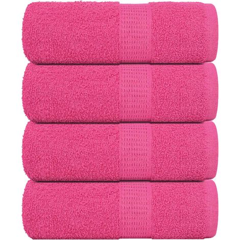 Gästetücher FROGN 4 Stk. Rosa 30x50 cm 360 g/m²