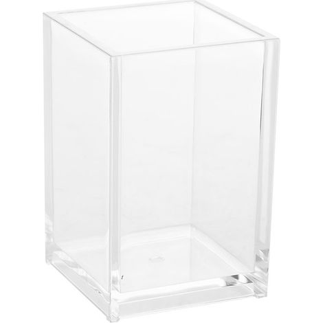 Porte-pinceaux de maquillage en acrylique transparent - Organisateur de stylos à ongles (1/5)
