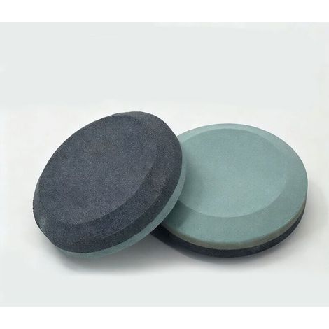 Pierre à aiguiser 2 en 1 pour haches et couteaux, pierre à aiguiser pour hachettes, outils de jardinage(grain 180/320) (1/5)